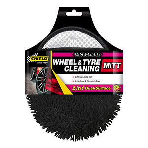 SHIELD MICROFIBRE WHEEL &TYRE CLEANinG MITT